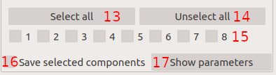 Selection which components are selected properly.