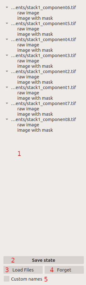 Multiple files panel